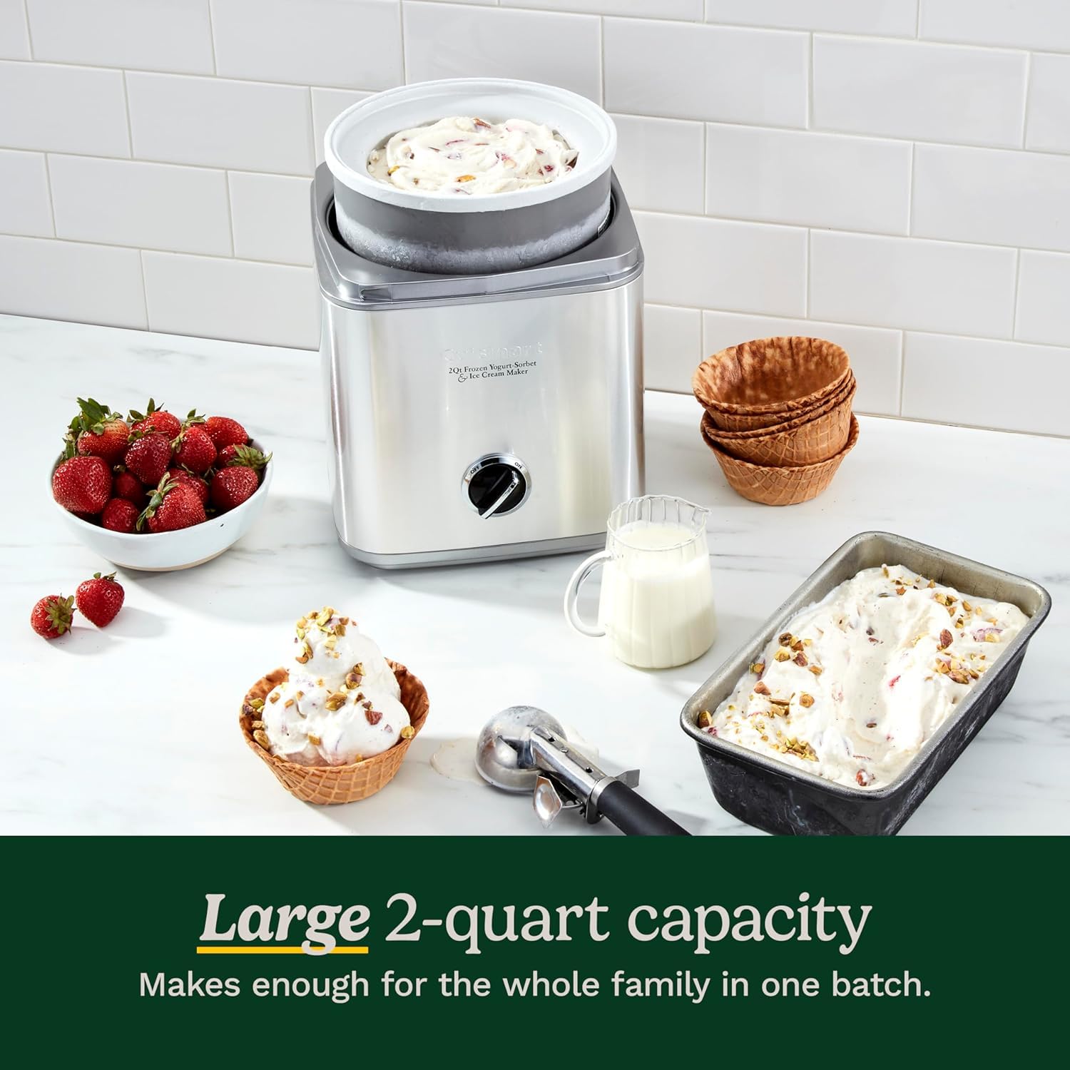 Cuisinart Pure Indulgence Frozen Yogurt-Ice Cream & Sorbet Maker